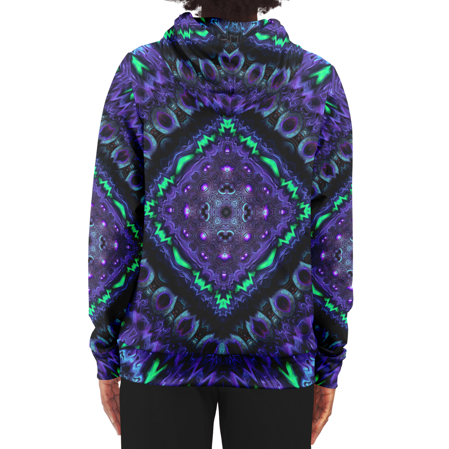 Purple Kush Zip Up Hoodie