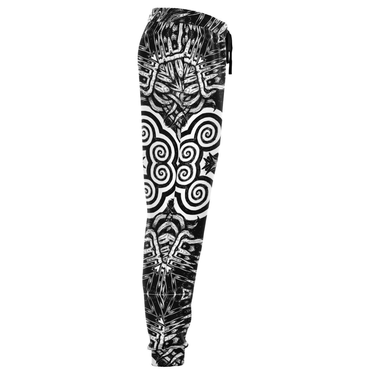Madness in Black and White Joggers