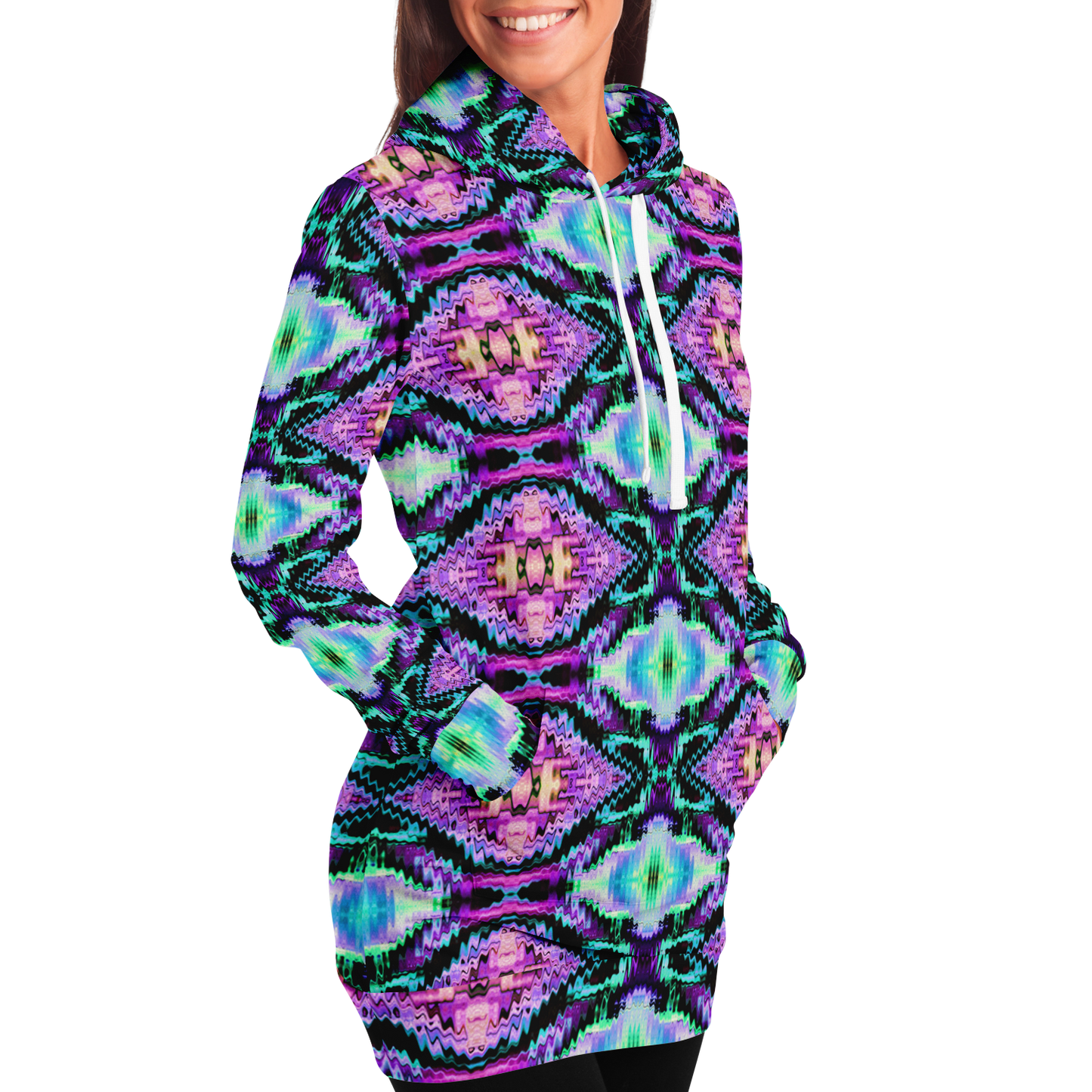 Neon Gushers Ladies Pull-Over Hoodie