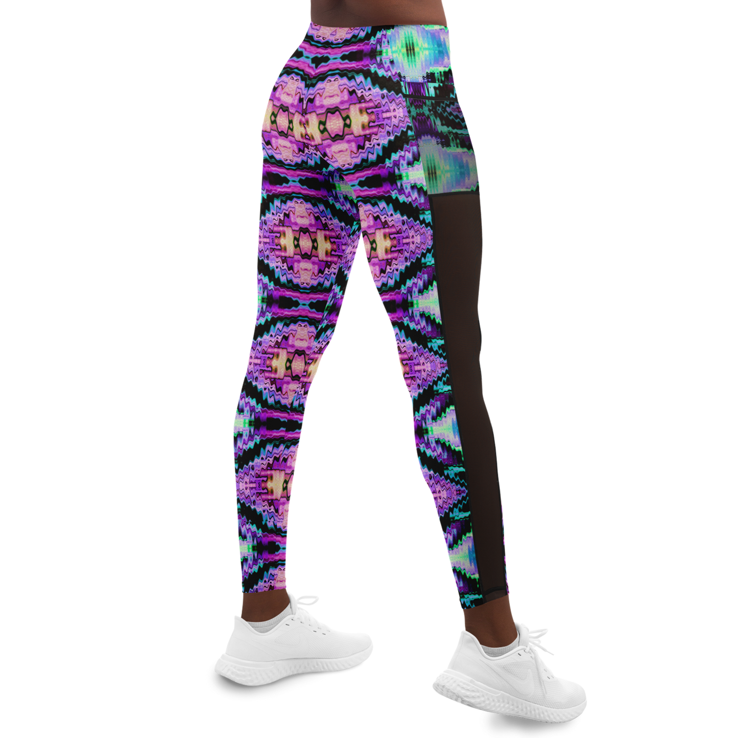 Neon Gushers Mesh Pocket Leggings