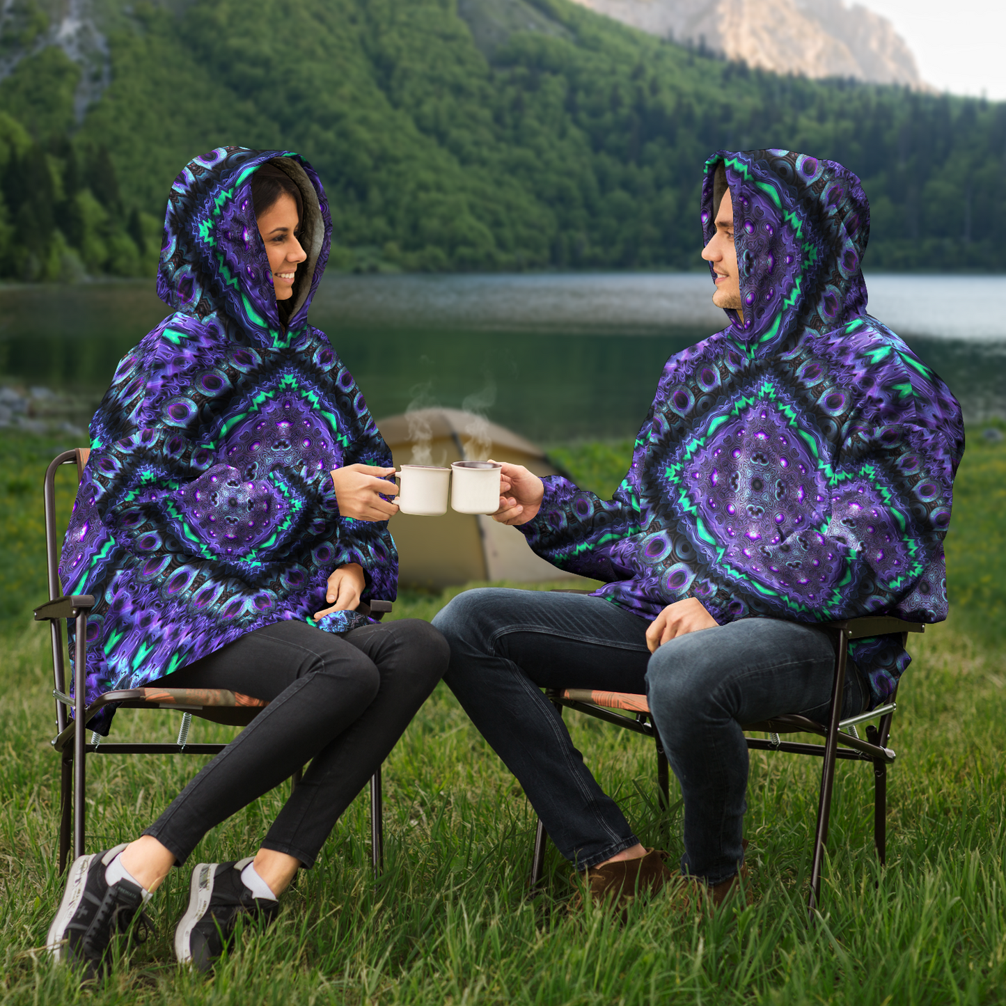 Purple Kush Fleece Lined Hoodie