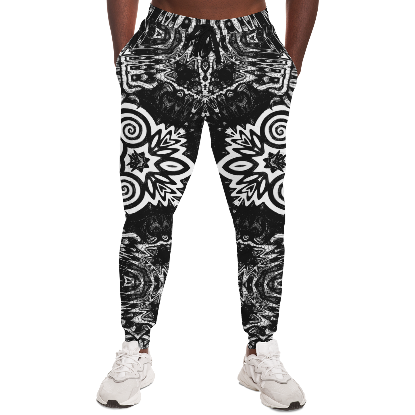 Madness in Black and White Joggers