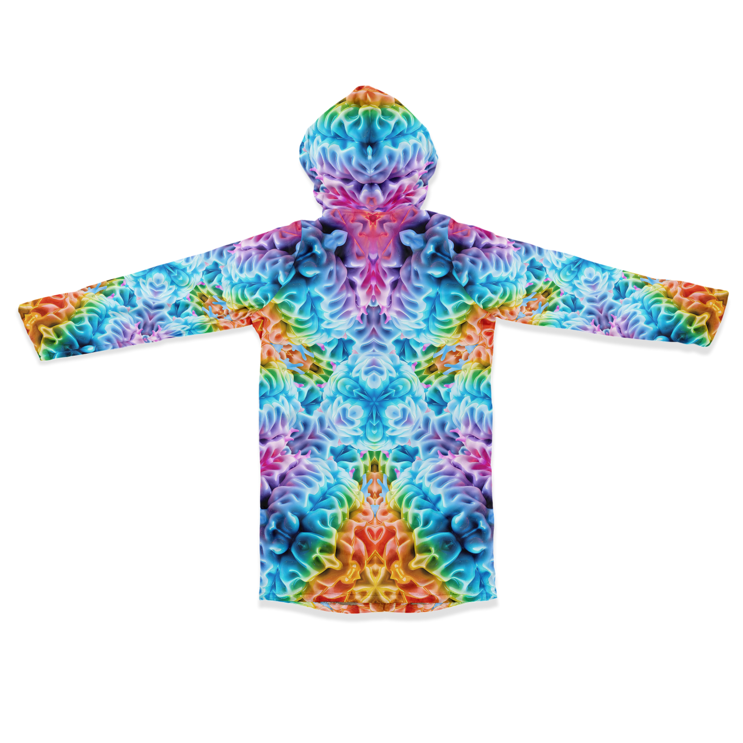 Rainbow Brain Premium Zippered Cloak
