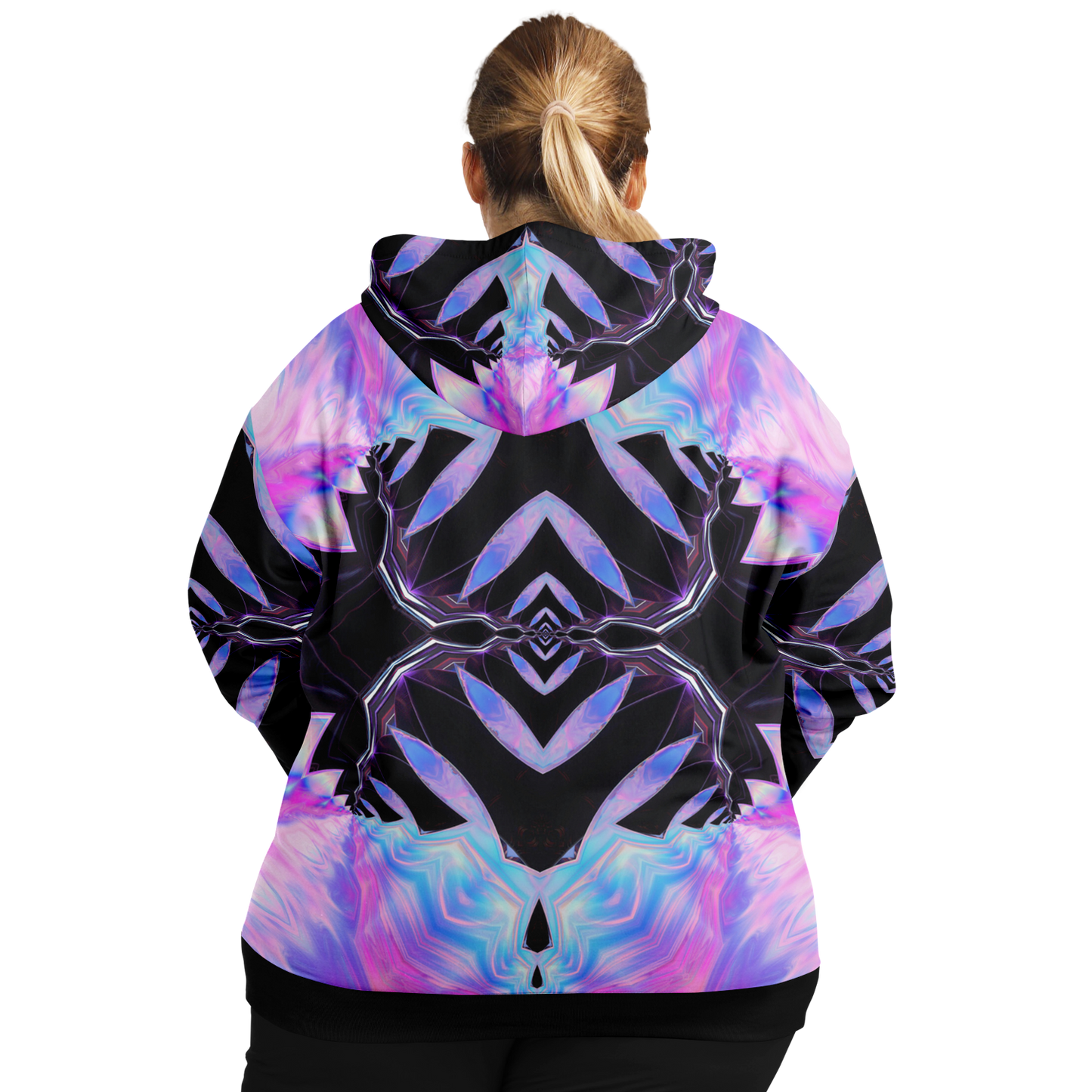 Starburst Zip Up Hoodie, Thicc King and Queen Size