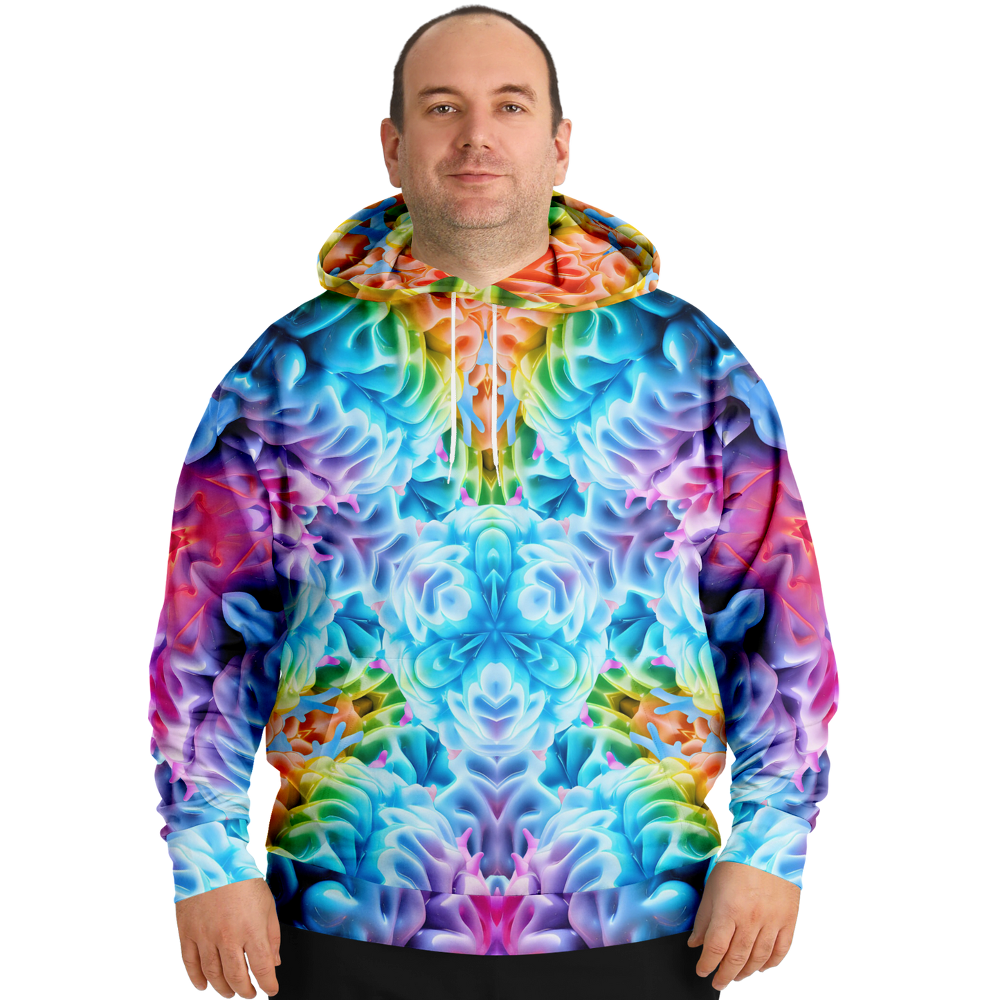 Rainbow Brain More To Love Pull Over
