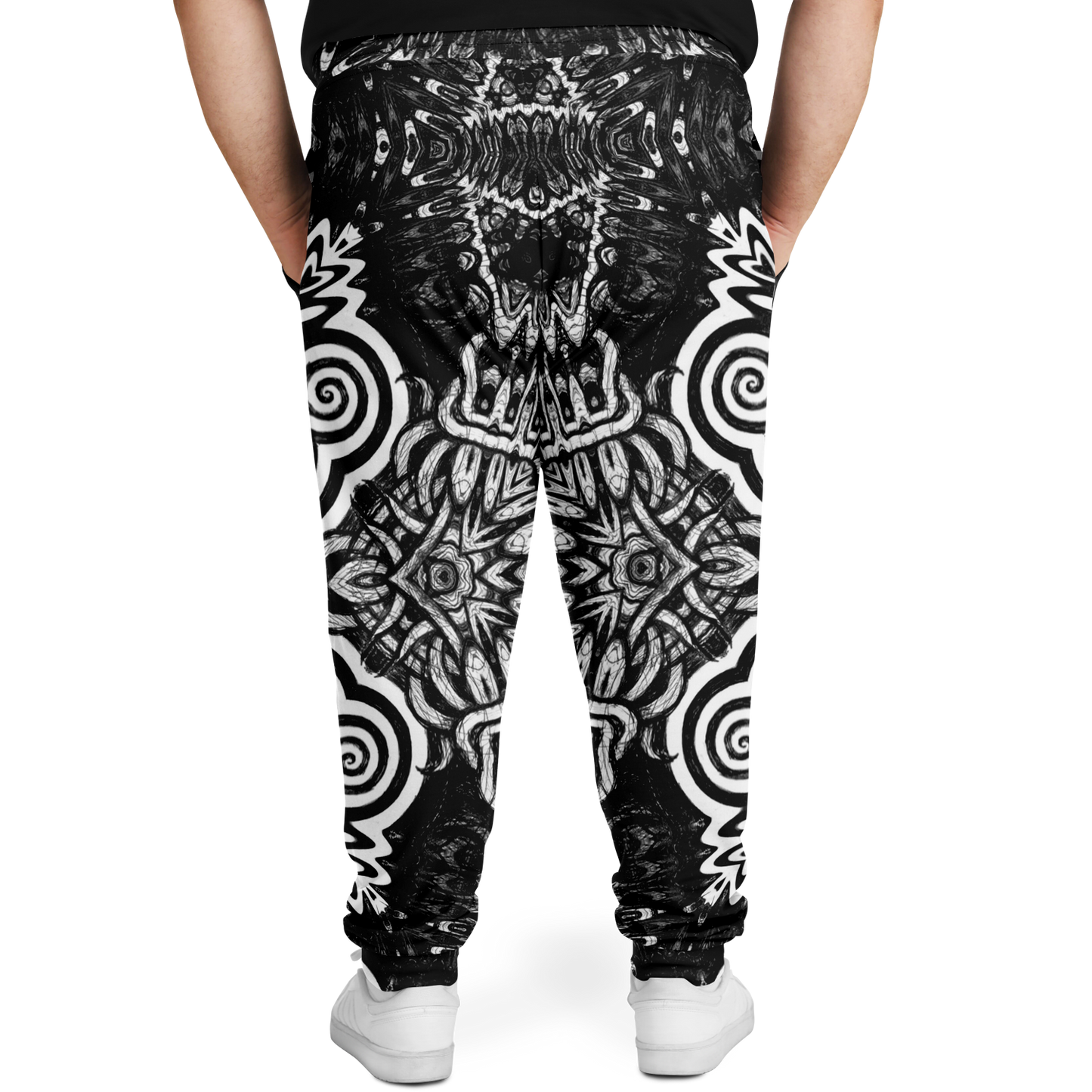 Madness in Black and White More To Love Joggers