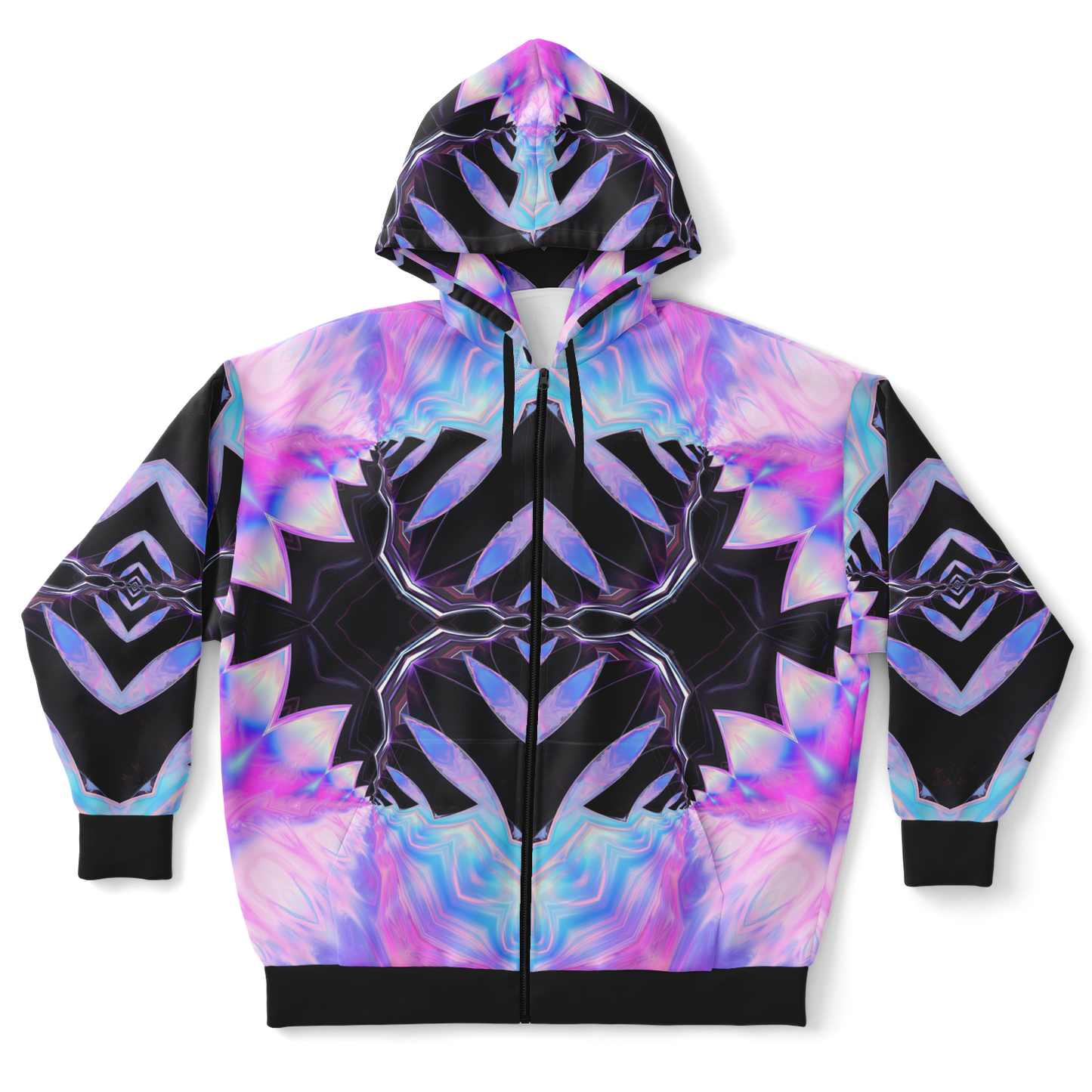 Starburst Zip Up Hoodie, Thicc King and Queen Size