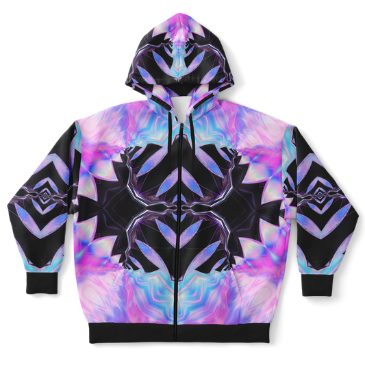 Starburst Zip Up Hoodie, Thicc King and Queen Size