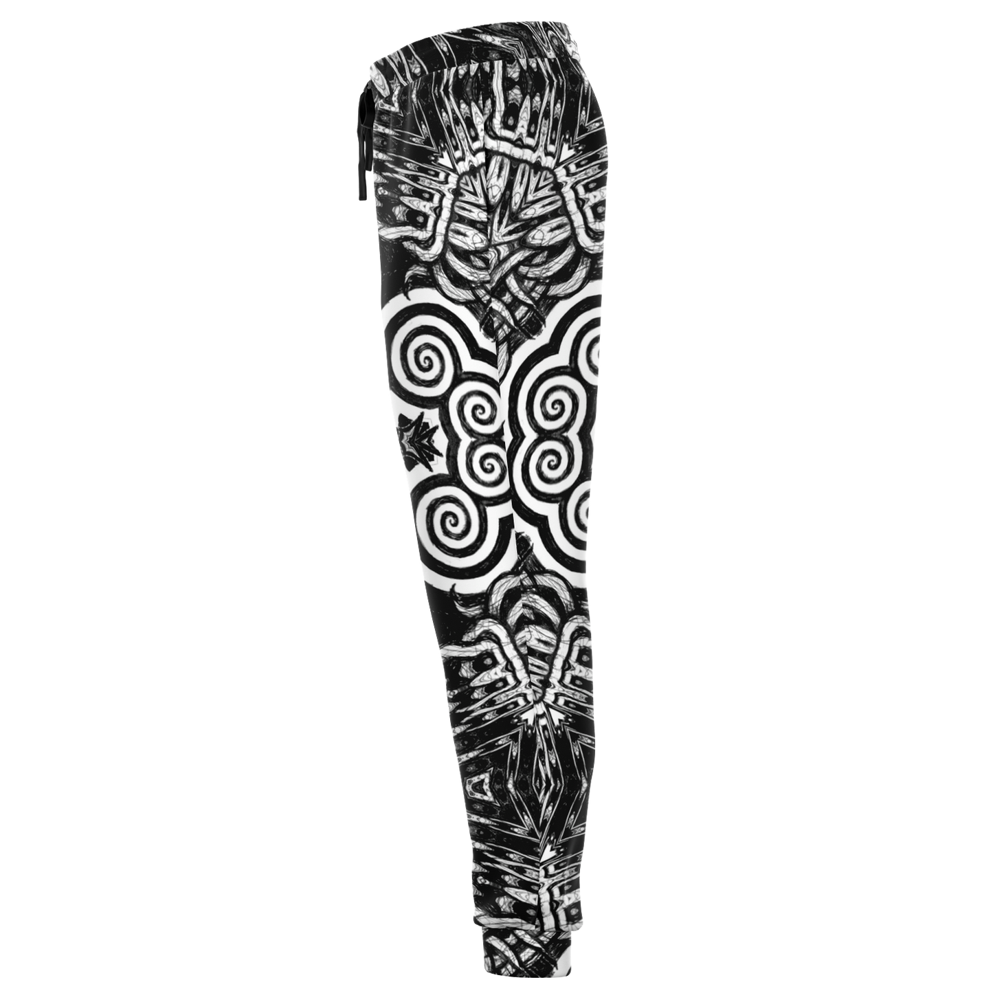 Madness in Black and White Joggers