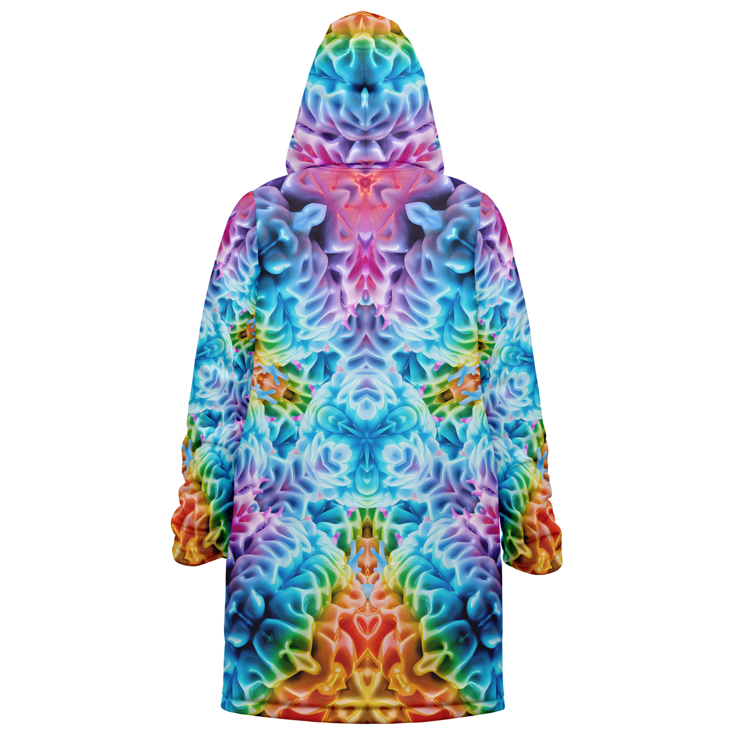 Rainbow Brain Premium Zippered Cloak