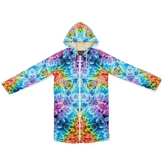 Rainbow Brain Premium Zippered Cloak